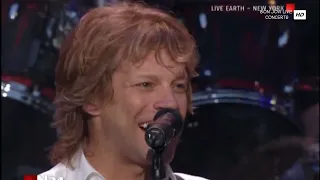 Bon Jovi - Live at Live Earth | Pro Shot | Full Concert In Video | New Jersey 2007