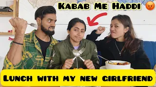 Lunch with my new girlfriend ❤️ || ￼Kabab mein haddi ￼😡 || Vlog || Keshavi , Mitesh