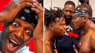 KSI Reacts To IShowSpeed vs KSI Face Off!