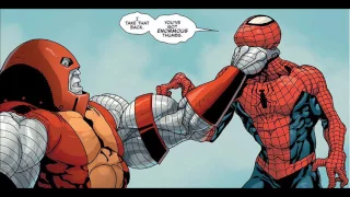 Spider-Man vs. Colossus as Juggernaut - Avengers vs. X-Men