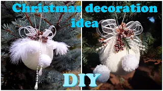 DIY Christmas decoration idea/ Игрушка на ёлку своими руками/ Новый год 2023/ New Year 2023