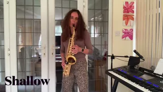 Shallow “A star is born” cover on Yamaha saxophone