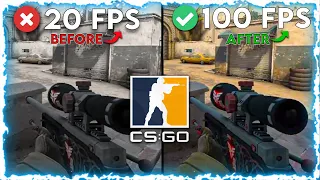 ✅ How To *Insanely* BOOST FPS In CSGO on a Low End PC / Laptop!