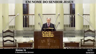 SANTO CULTO A DEUS (VÍDEO) - DOM - 06/08/2023 - 10hs - MATEUS - CAP. 16