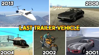 DO YOU KNOW THESE VEHICLES? (EVERY GTA TRAILER LAST VEHICLE)