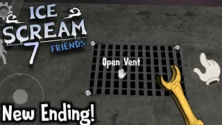 Ice Scream 7 Friends lis Fan Made Gameplay With New Ending || Ice Scream 7 Gameplay