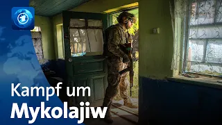 Krieg gegen die Ukraine: Lage in der umkämpften Hafenstadt Mykolajiw