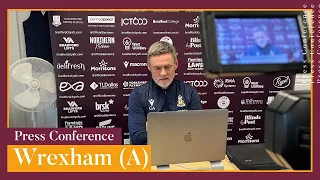 PRESS CONFERENCE: Alexander looks ahead to Wrexham trip