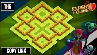 BEST TH5 TROPHY/WAR BASE 2023!! Town Hall 5 (TH5) War Base Design - Clash of Clans