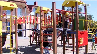 У Здовбицькому будинку сімейного типу "Батьківський затишок" відкрили дитячий майданчик