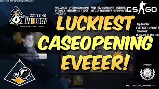 CS:GO - Luckiest Case Opening EVER! 3 Cases 2 Knives