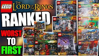 LEGO Worst to First - ALL LEGO Lord of the Rings Sets!