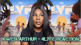 Kwesi Arthur - 4LYFE Reaction | New Music Alert 🚨