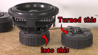 I built a Powerbass subwoofer from scratch, but made it better.