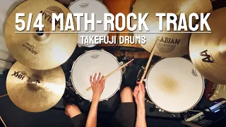 Math Rock Drum Track 5/4 - 180 BPM