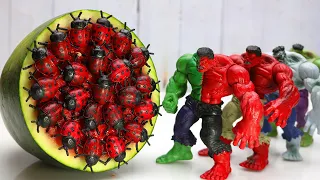 Stop Motion Cooking ASMR - beetle mukbang From Hulk Primitive IRL Recipe 4K | Cuckoo