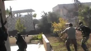 شام درعا طفس محاولة صد الإقتحام على المدينة 28 11 2012 ج4