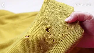 Cashmere Sweaters Have Wormholes, Learn This Method and Become New!  Awesome!