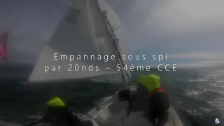 Empannage sous spi par 20nds de vent en J80 - 54ème CCE