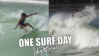 One Surf Day in Texas! | Sky Brown