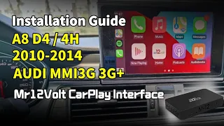 Audi A8 (2010-2016) CarPlay Android Auto Installation MMI 3G/3G+