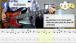 The Offspring - Pretty Fly BASS COVER + PLAY ALONG TAB + SCORE