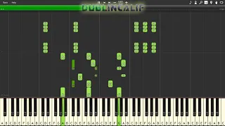 Sonic the Hedgehog 2 - Aquatic Ruin Zone Theme Piano Tutorial Synthesia