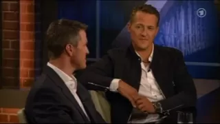 Beckmann am 30.08.12 : Michael Schumacher und sein Bruder Ralf bei "Beckmann"