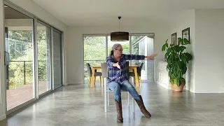 The Only Way I Know (Chair Dance) Seated Line Dancing Tutorial and Demo Video