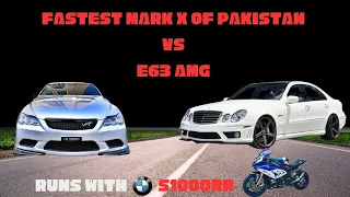 Fastest 2gr Markx of Pakistan 🇵🇰 | AMG e63 vs 2GR Markx | 3.5 vs 6.2