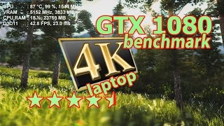 Unigine Valley Geforce GTX 1080 - Valley benchmark laptop 4K (asus g701 laptop)