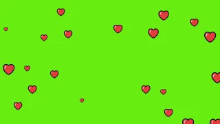 Green Screen Heart Flow 💕 Free Green Screen 💞 Chroma Key Green Background #greenscreen #chromakey