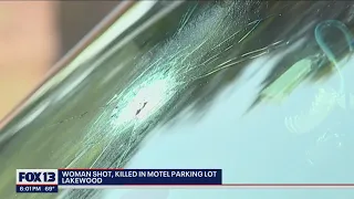 Woman shot, killed in Lakewood motel parking lot | FOX 13 Seattle