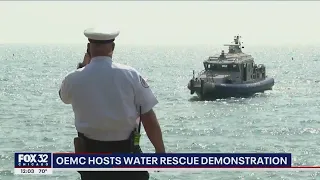 Chicago's OEMC hosts water rescue demonstration on Lake Michigan