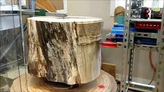 Woodturning Vertical Lathe Red Oak