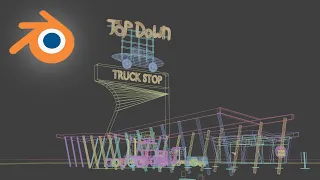 Top Down Truck Stop -  Behind the scenes