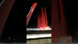 Шоу фонтанов Олимпийский парк Адлер-Сочи 12.07.2022