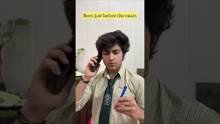 Girls vs Boys before exams!😂 | Raj Grover | #shorts