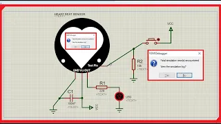 How to solve Fatal simulation error encountered in Proteus 8.15