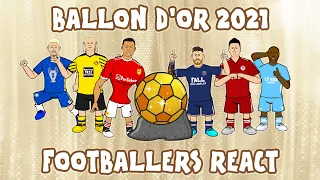 🏆Ballon d'Or 2021 - The Nominations!🏆 Footballers React...