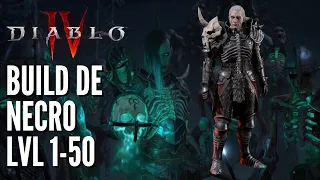 Diablo 4 - A Melhor Build de Necro para upar (Lvl 1-50) - World Tier 1 e 2