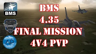 Falcon BMS 4.35 PvP - F-16C - Epic Final Mission 4v4