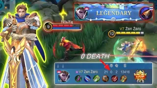 ALUCARD 21 KILL 0 DEATH 😋/IMMORTAL SOLO KILL/MOBILE LEGENDS