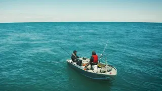 Catching Lake Ontario Salmon from a Small Boat