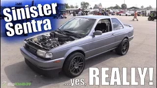 Mom's Old Sentra gets Nitrous and an LS Swap