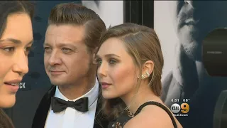 Jeremy Renner, Elizabeth Olsen Walk The Red Carpet For "Wind River"