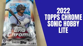 2022 Topps Chrome Sonic Hobby Lite Box Opening