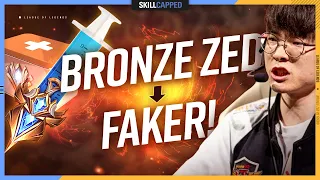 Challenger Doctor: Training a BRONZE ZED vs FAKER! - Mid Guide