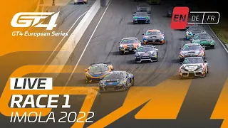 LIVE | Race 1 | Imola | GT4 European Series 2022 (English)