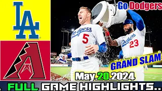Los Angeles Dodgers vs Arizona Diamondbacks (05/20/24) FULL GAME Highlights | MLB Season 2024